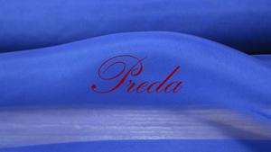 Silk Fabric Silk Organza Blue Color